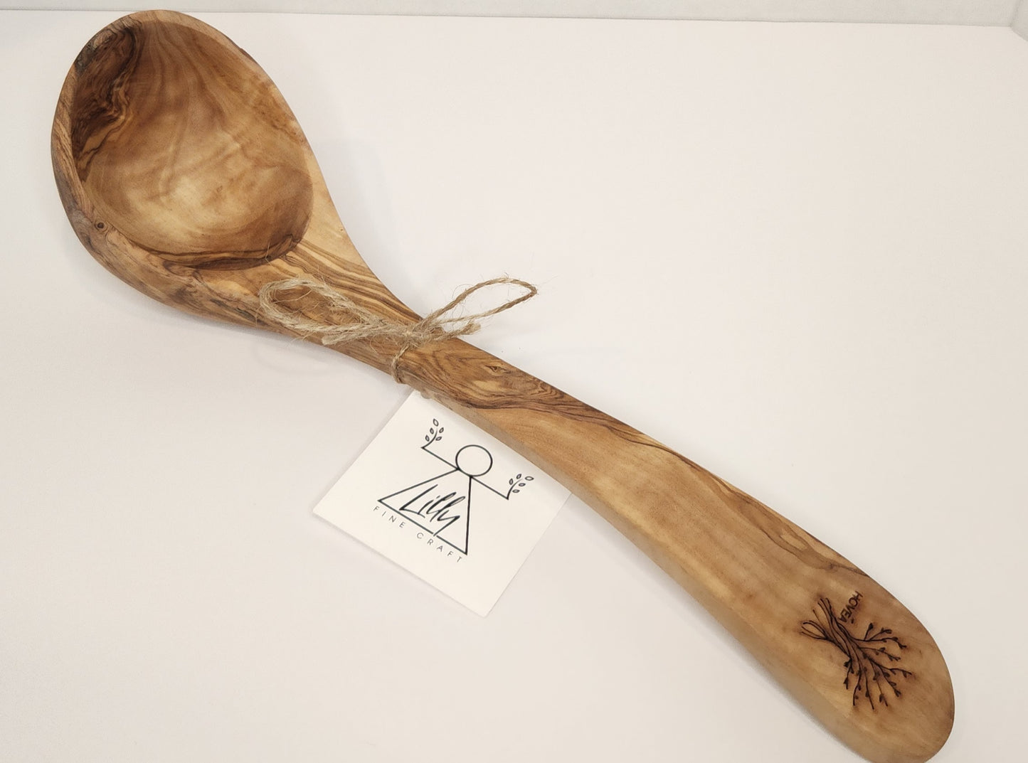 100% Olive Wood Ladle