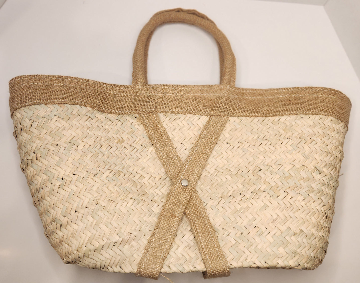 Straw French Basket