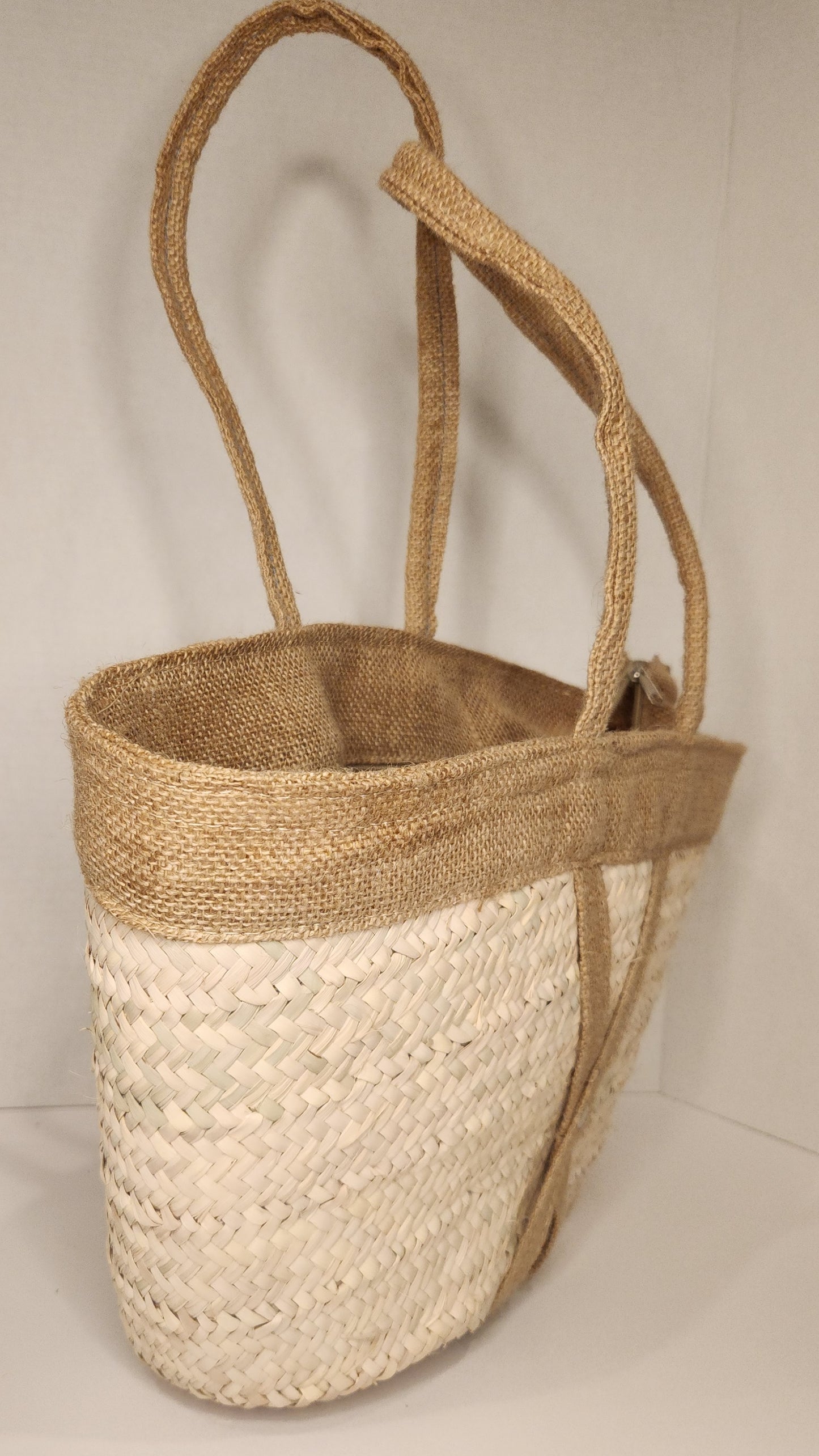 Straw French Basket
