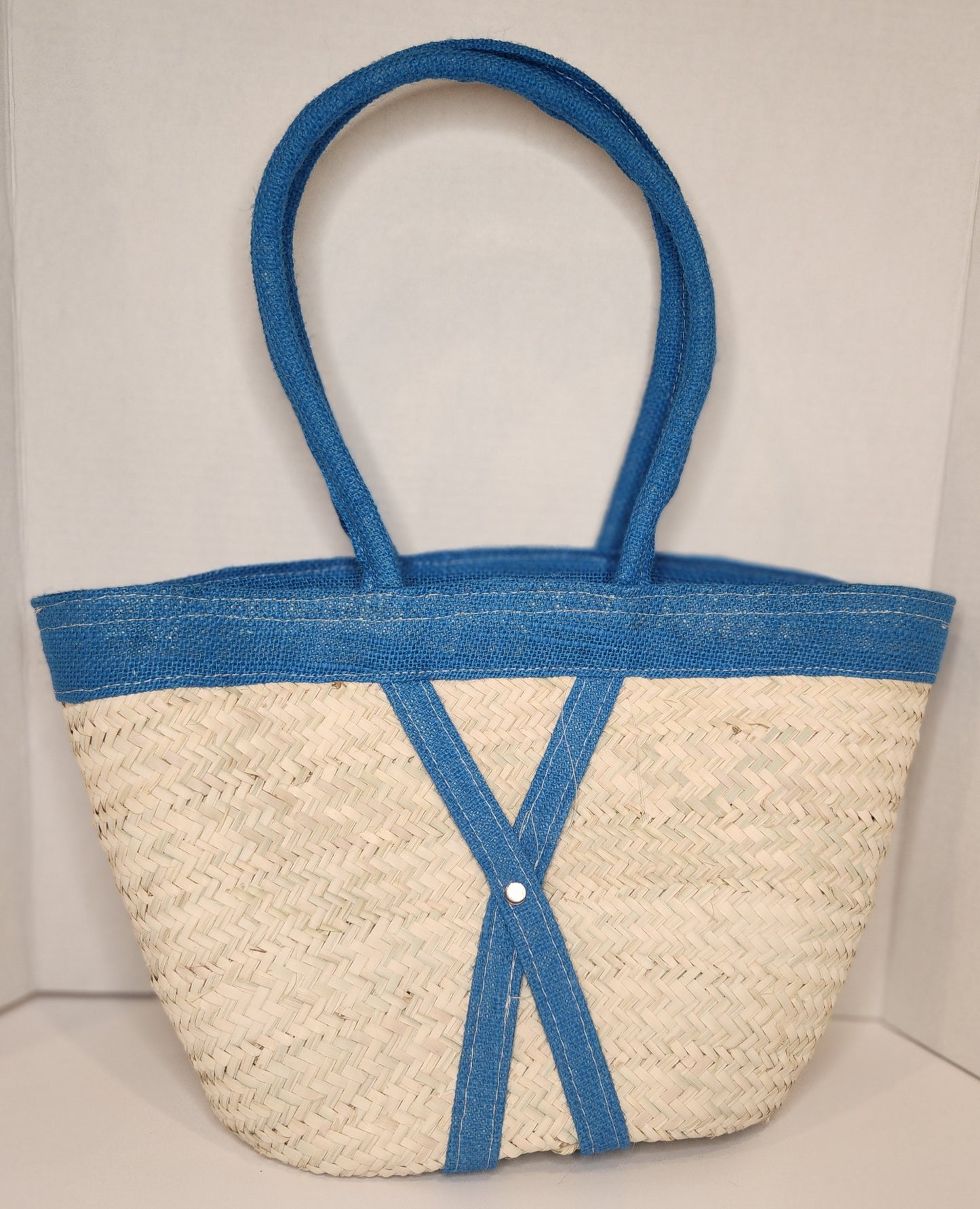 Straw French Basket